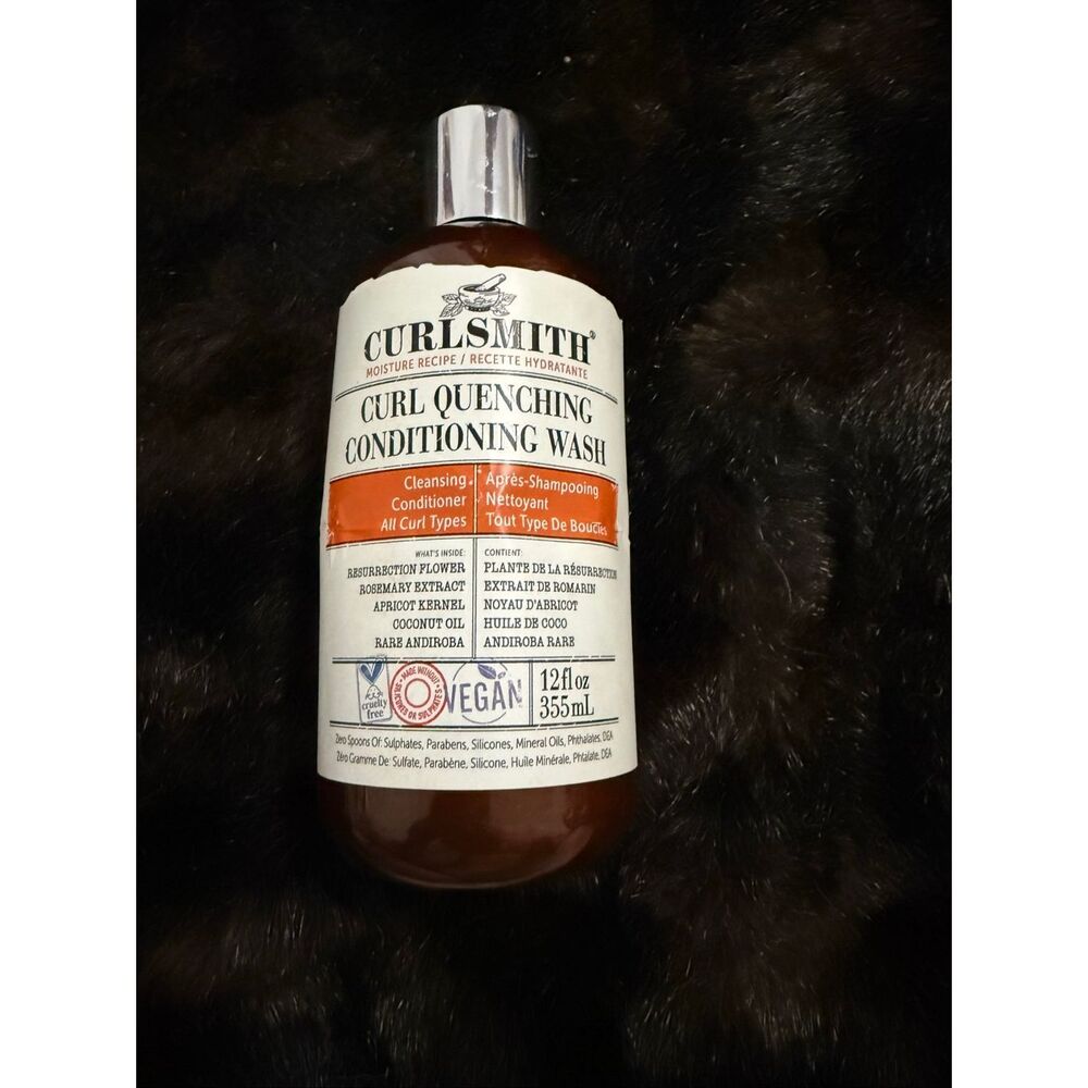 Curlsmith Curl Quenching Conditioning Wash 2 in 1 Cleansing Vegan Shampoo 12 Oz